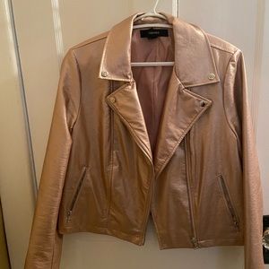 Forever 21 pink pleather jacket